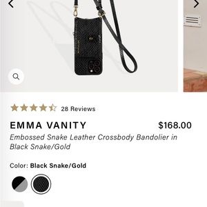 Bandolier Emma Vanity iPhone 13 cross body case